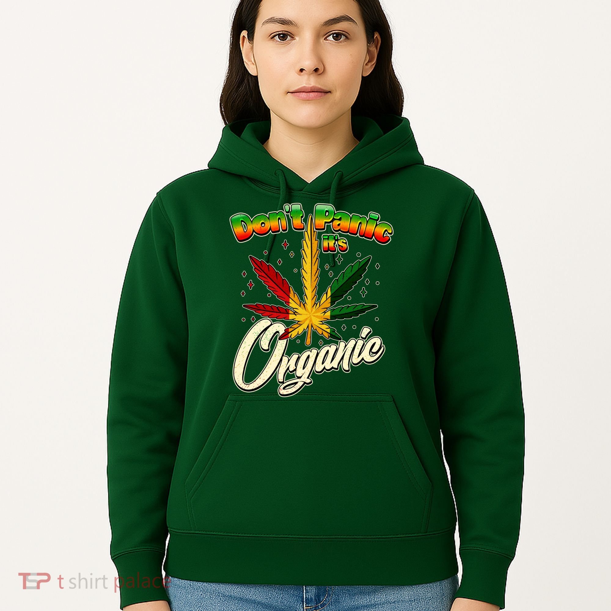Dont Panic Its Organic Weed Marijuana Hoodie