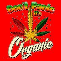 Dont Panic Its Organic Weed Marijuana Santa Hat thumb 1