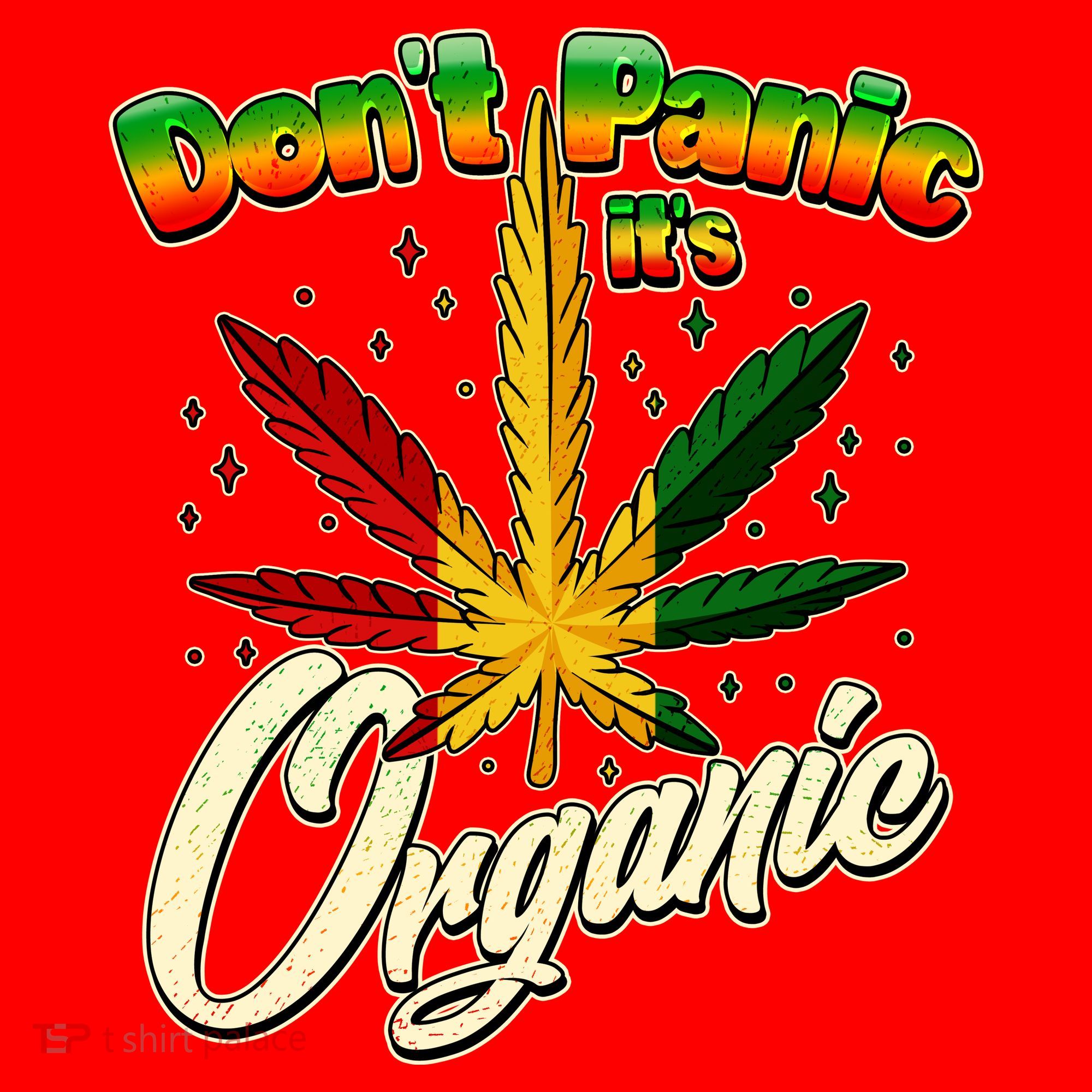 Dont Panic Its Organic Weed Marijuana Santa Hat