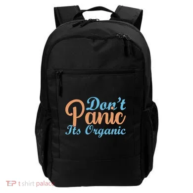 Dont Panic Its Organic Backpack