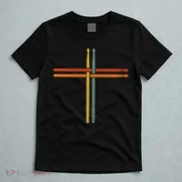 Drumming Percussion Jesus Christian Drummer Drum Stick T-Shirt thumb 5