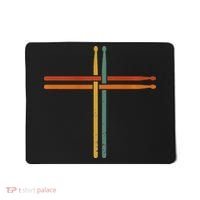 Drumming Percussion Jesus Christian Drummer Drum Stick Mousepad thumb 0