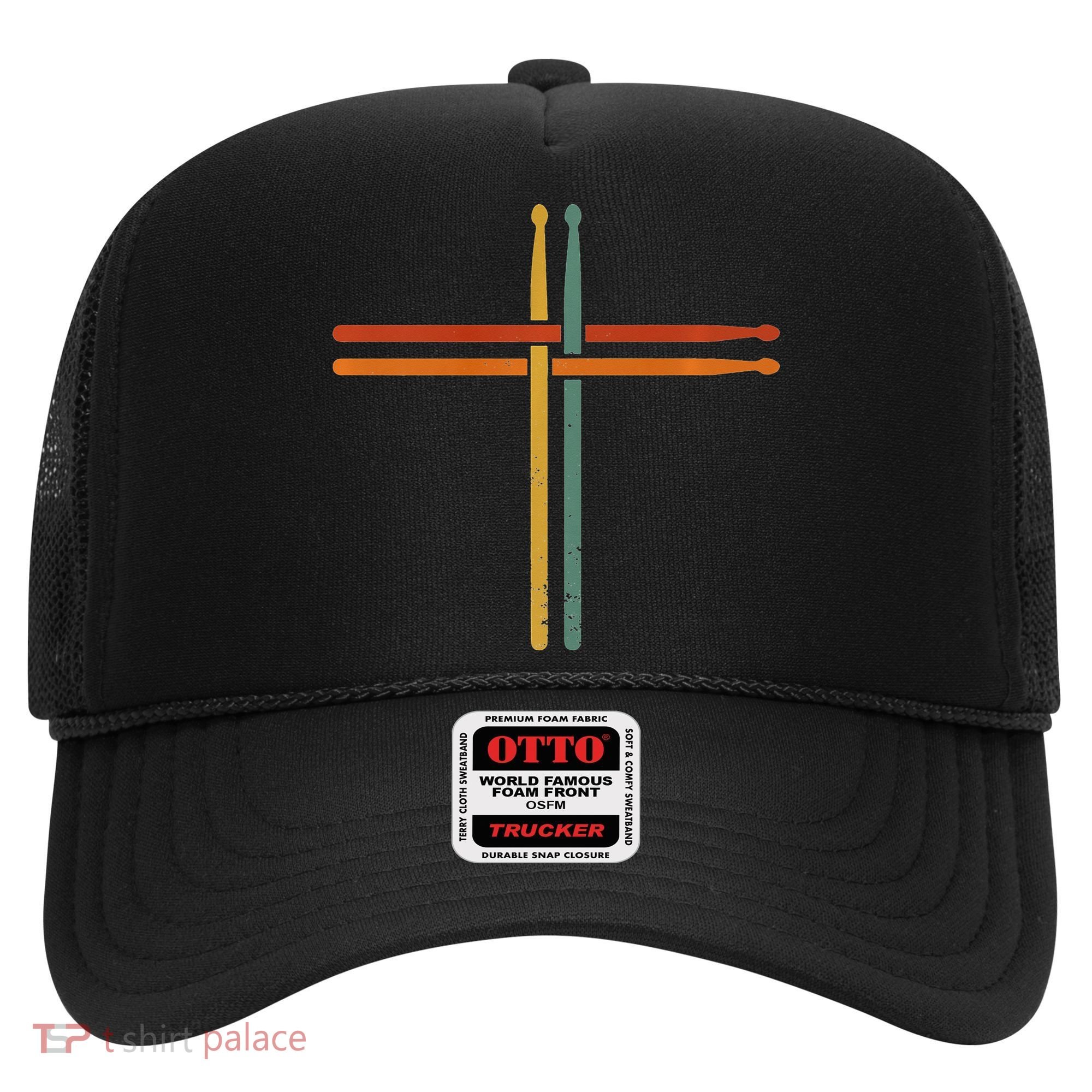 Drumming Percussion Jesus Christian Drummer Drum Stick Hat