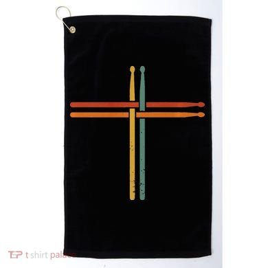 Drumming Percussion Jesus Christian Drummer Drum Stick Golf Towel