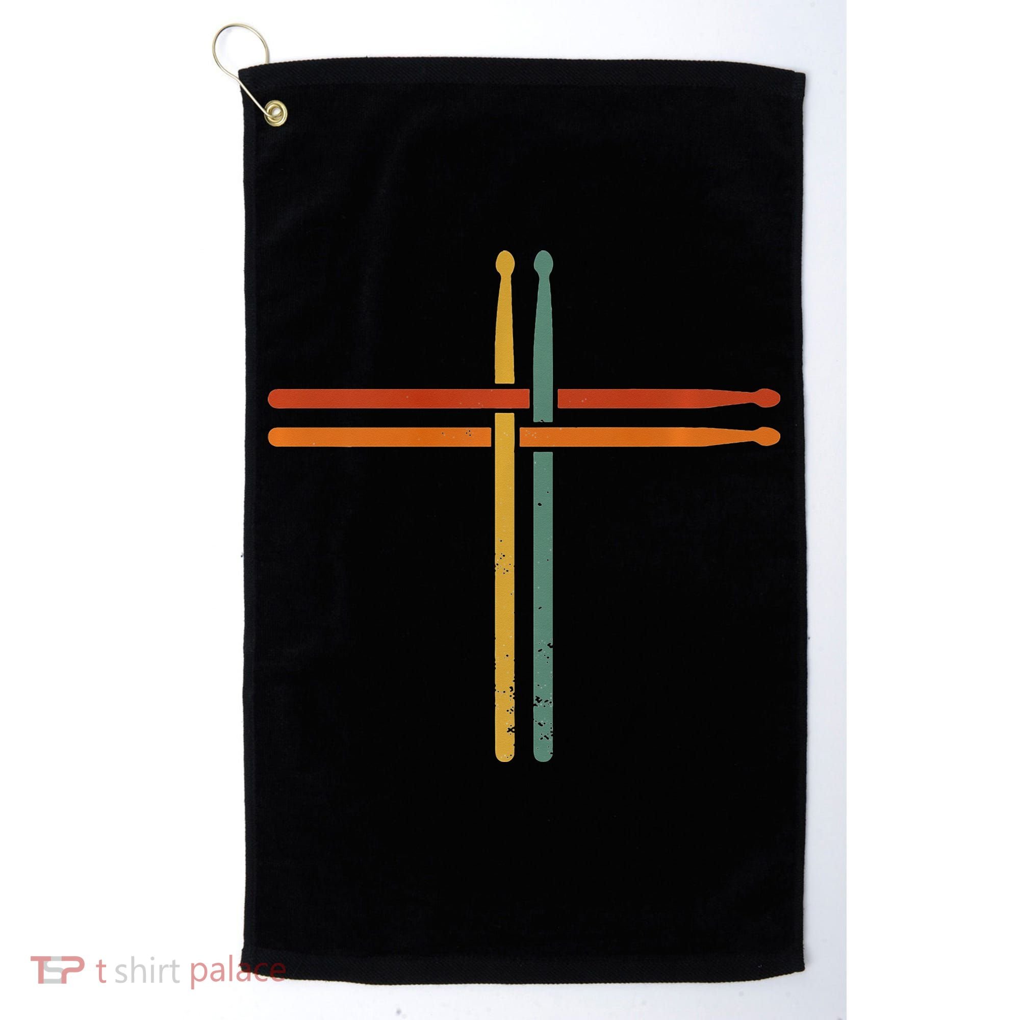 Drumming Percussion Jesus Christian Drummer Drum Stick Golf Towel