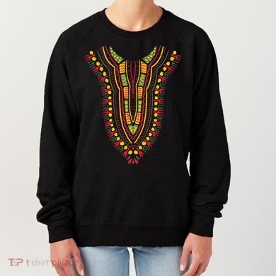 Dashiki Print Kente Ethnic African Pride Women's Sweatshirt