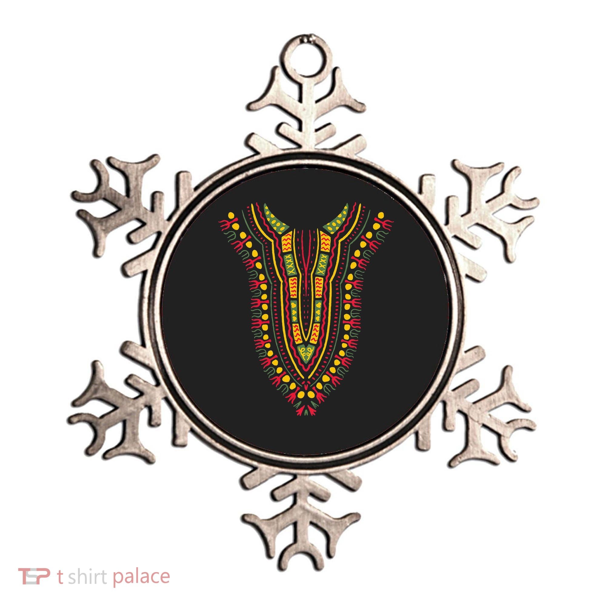 Dashiki Print Kente Ethnic African Pride Ornament