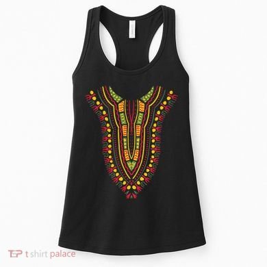Dashiki Print Kente Ethnic African Pride Women's Tank Top