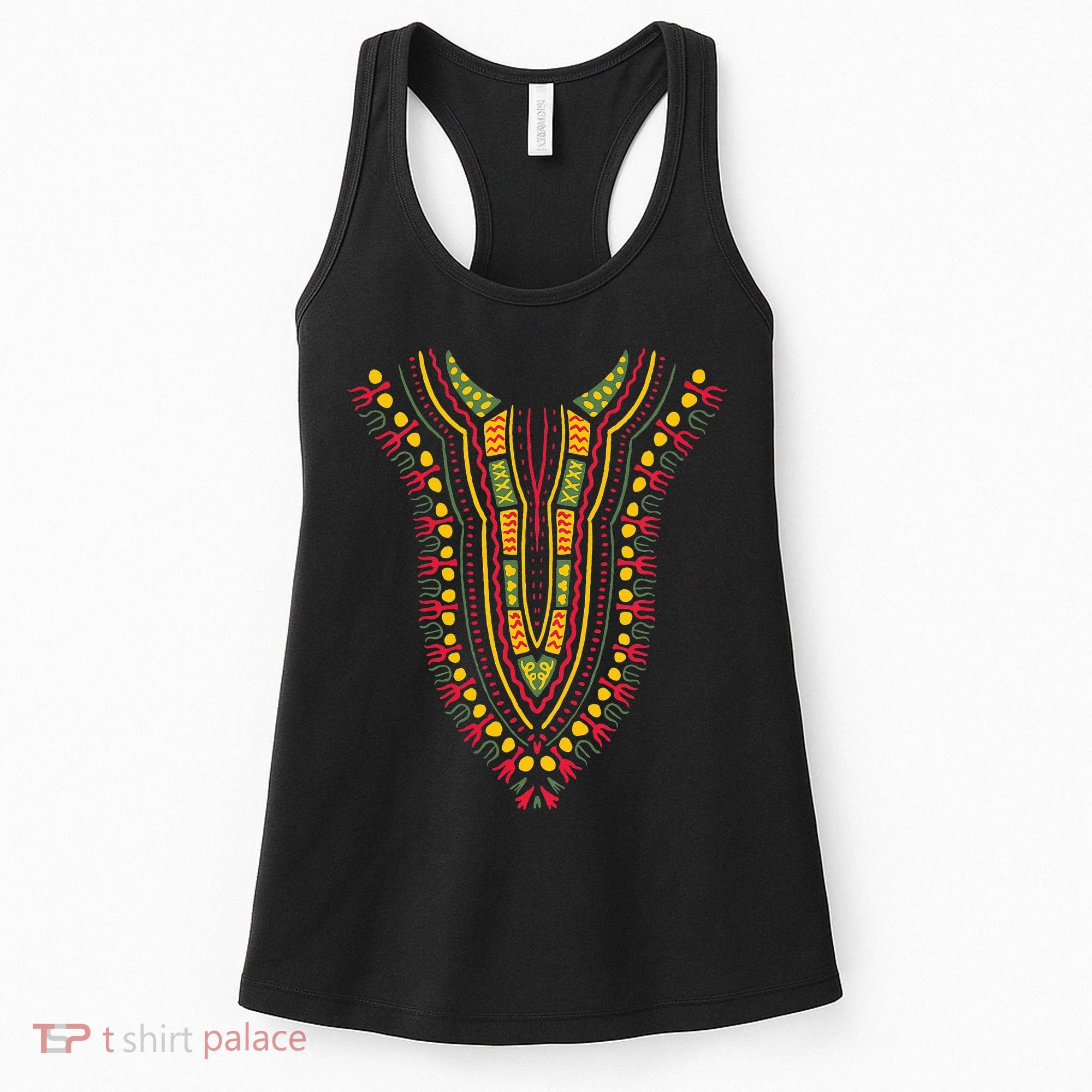 Dashiki Print Kente Ethnic African Pride Women's Tank Top