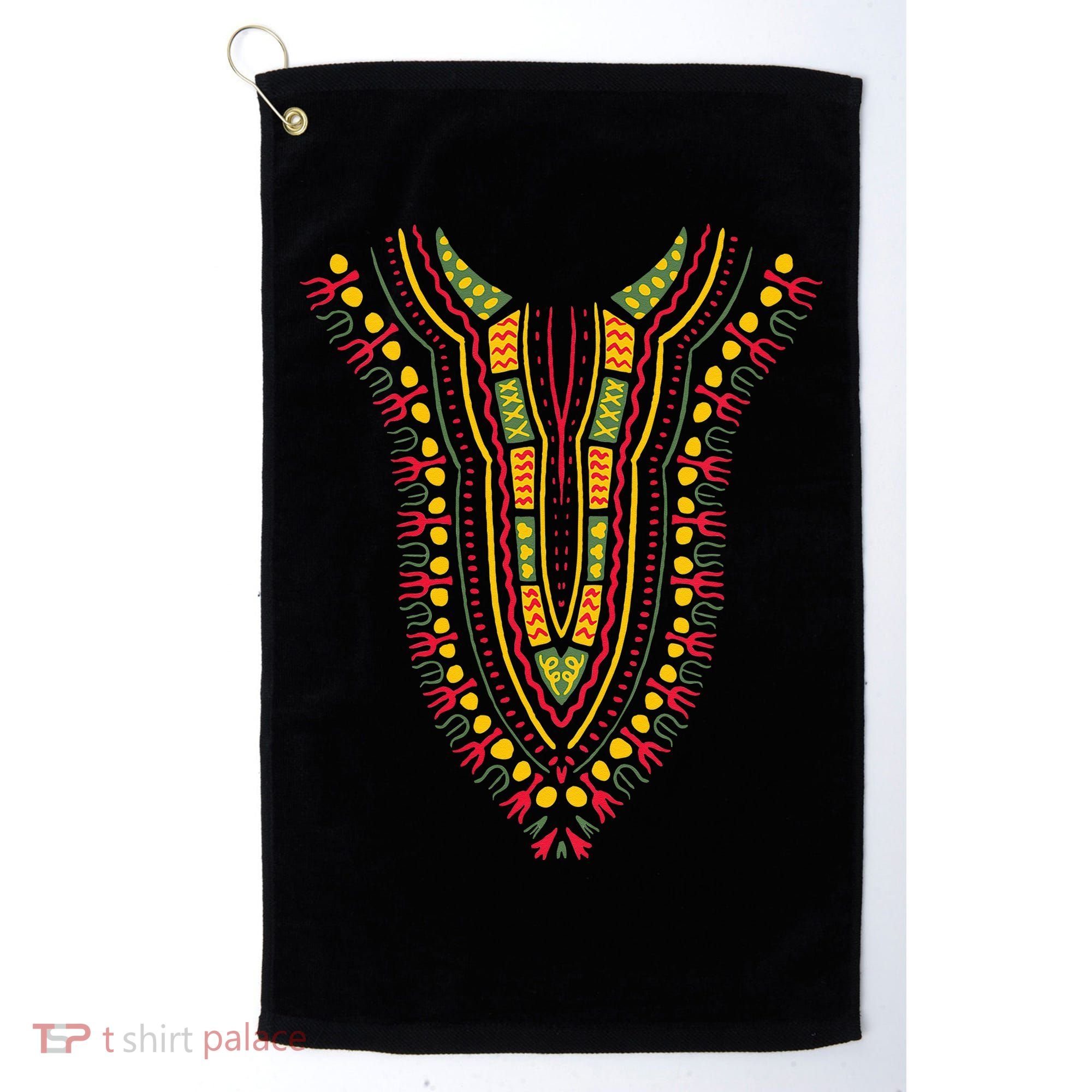 Dashiki Print Kente Ethnic African Pride Golf Towel