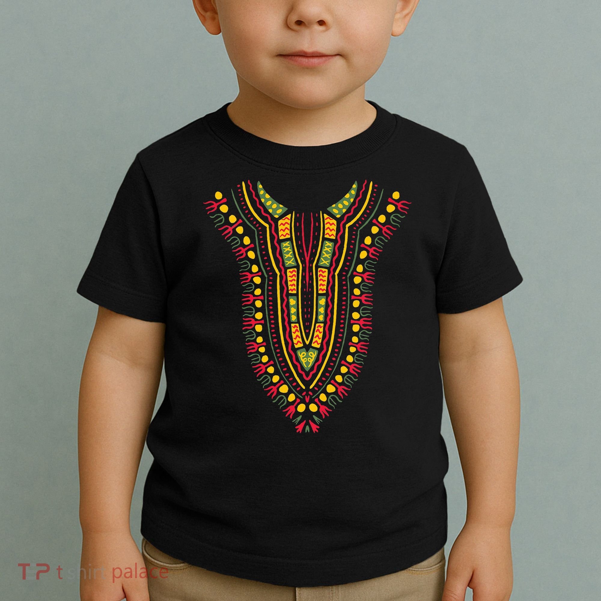 Dashiki Print Kente Ethnic African Pride Toddler T-Shirt