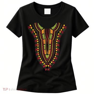 Dashiki Print Kente Ethnic African Pride Women's T-Shirt
