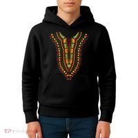 Dashiki Print Kente Ethnic African Pride Kids Hoodie thumb 4