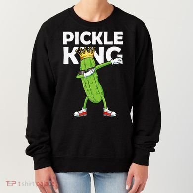 Dabbing Pickle King Cucumber Dab Funny Veggie Vegetarian Women's Sweatshirt