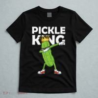 Dabbing Pickle King Cucumber Dab Funny Veggie Vegetarian T-Shirt thumb 5