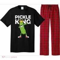 Dabbing Pickle King Cucumber Dab Funny Veggie Vegetarian Pajama Set thumb 0