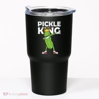 Dabbing Pickle King Cucumber Dab Funny Veggie Vegetarian Tumbler thumb 0