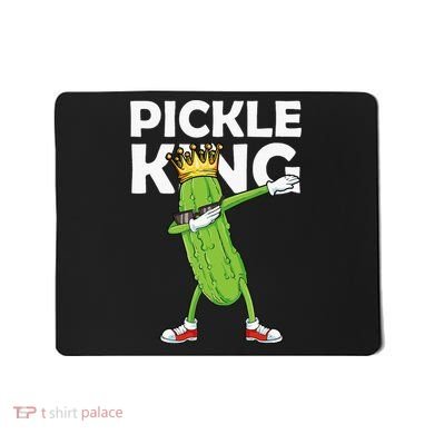 Dabbing Pickle King Cucumber Dab Funny Veggie Vegetarian Mousepad