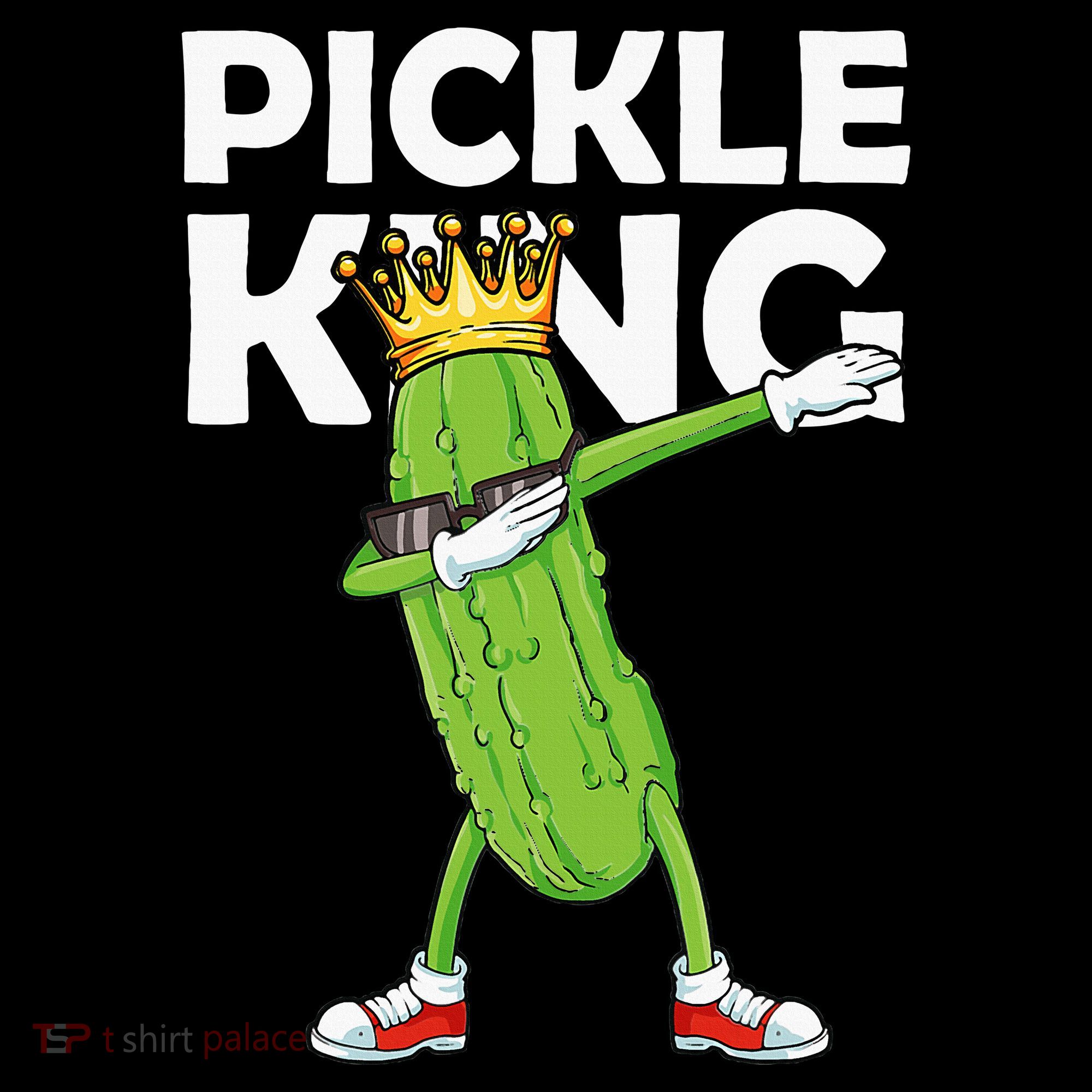 Dabbing Pickle King Cucumber Dab Funny Veggie Vegetarian Mousepad