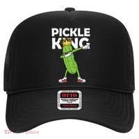Dabbing Pickle King Cucumber Dab Funny Veggie Vegetarian Hat thumb 0