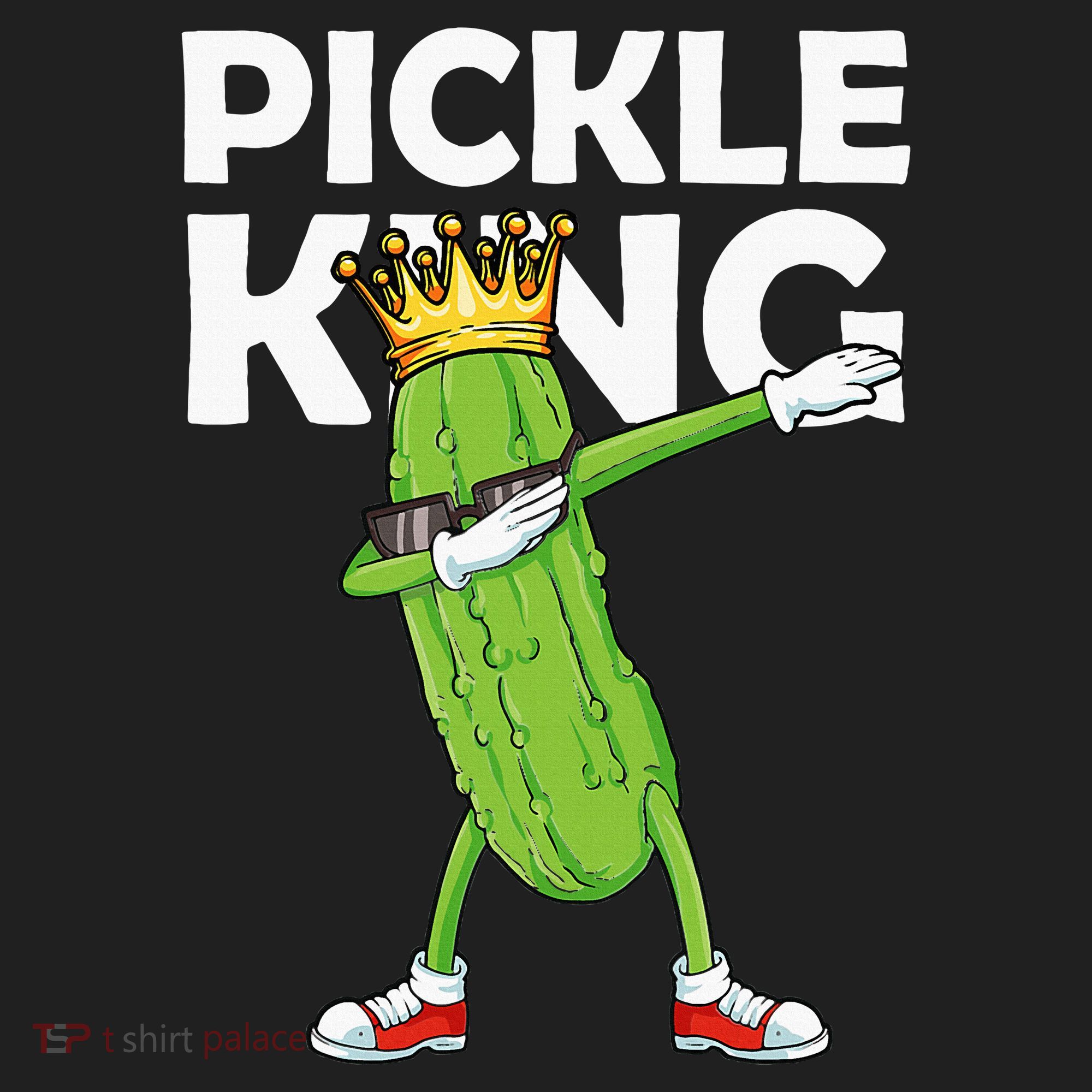 Dabbing Pickle King Cucumber Dab Funny Veggie Vegetarian Hat