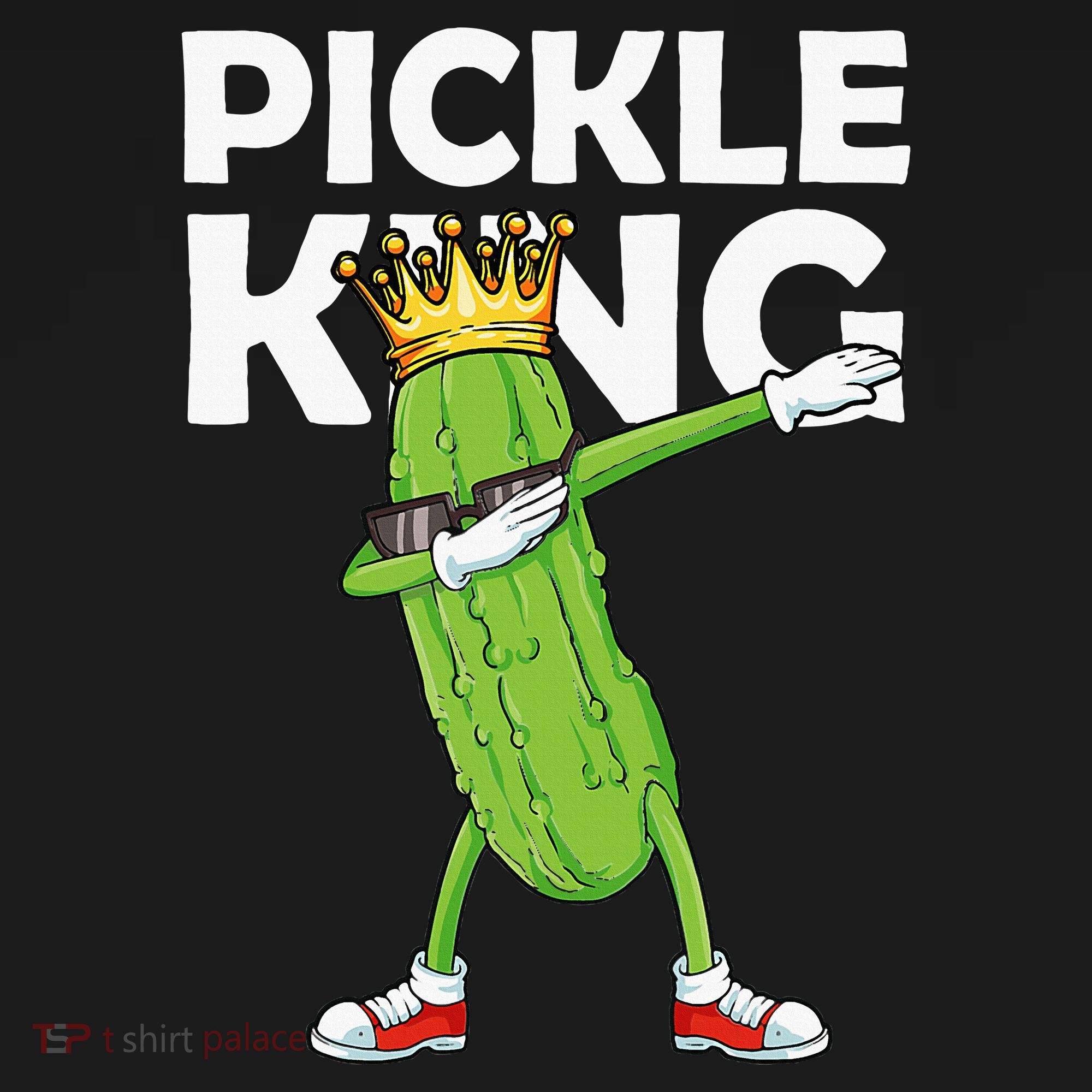 Dabbing Pickle King Cucumber Dab Funny Veggie Vegetarian Women's Long Sleeve Shirt