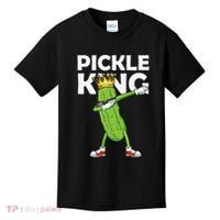 Dabbing Pickle King Cucumber Dab Funny Veggie Vegetarian Kids T-Shirt thumb 0