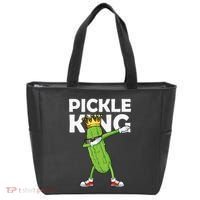 Dabbing Pickle King Cucumber Dab Funny Veggie Vegetarian Tote Bag thumb 0
