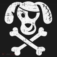 Dog Pirate Lazy Halloween Costume Puppy Skull Crossbones Kids Sweatshirt thumb 2