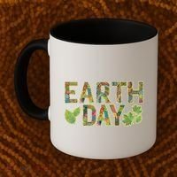 Decorative Pattern Letters Earth Day Coffee Mug thumb 2