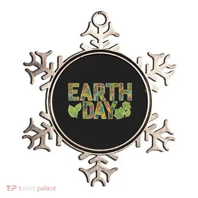 Decorative Pattern Letters Earth Day Ornament