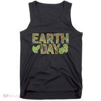 Decorative Pattern Letters Earth Day Tank Top thumb 0