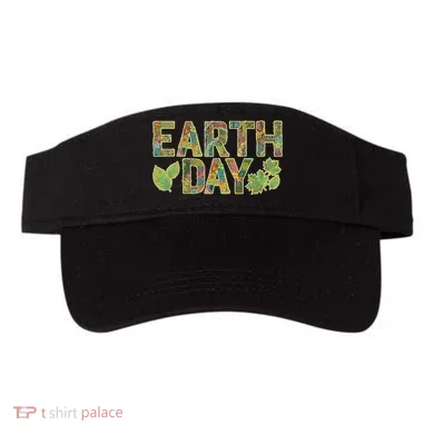 Decorative Pattern Letters Earth Day Visor
