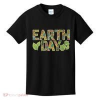 Decorative Pattern Letters Earth Day Kids T-Shirt thumb 0