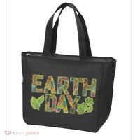 Decorative Pattern Letters Earth Day Tote Bag thumb 3