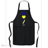 Down Syndrome Peace And Love Ribbon Apron thumb 0