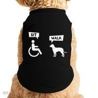 Dog Pet Lover Funny Sit Walk Wheelchair User For Dogs Owner Doggie Tank thumb 0