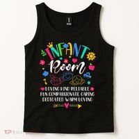 Daycare Provider Loving Kind Reliable Infant Room Teacher Tank Top thumb 2