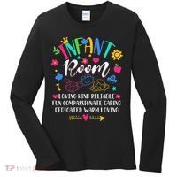 Daycare Provider Loving Kind Reliable Infant Room Teacher Women's Long Sleeve Shirt thumb 0