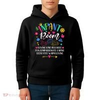 Daycare Provider Loving Kind Reliable Infant Room Teacher Kids Hoodie thumb 4