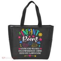 Daycare Provider Loving Kind Reliable Infant Room Teacher Tote Bag thumb 0