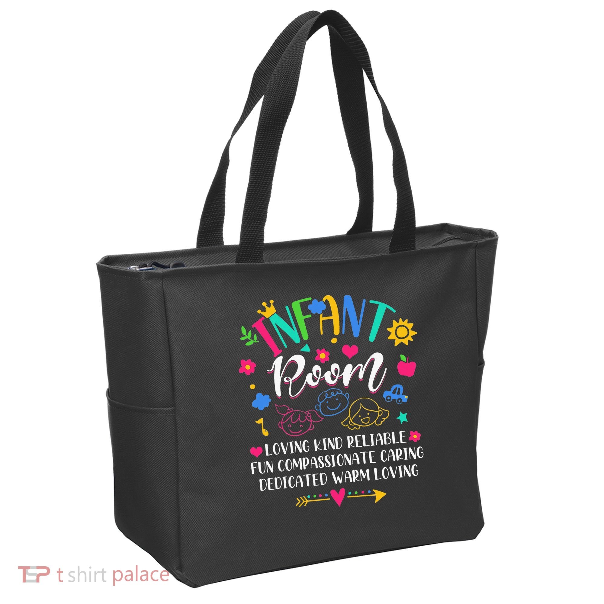 Daycare Provider Loving Kind Reliable Infant Room Teacher Tote Bag