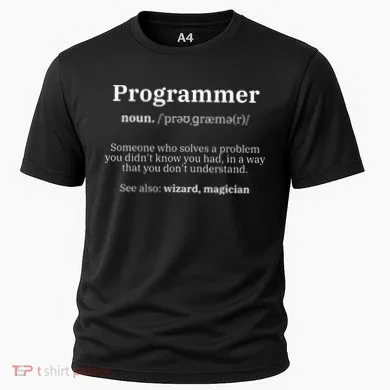 Definition Programmer Meaning Computer Science & Coding Cooling Performance Crew T-Shirt