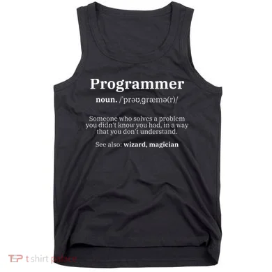 Definition Programmer Meaning Computer Science & Coding Tank Top