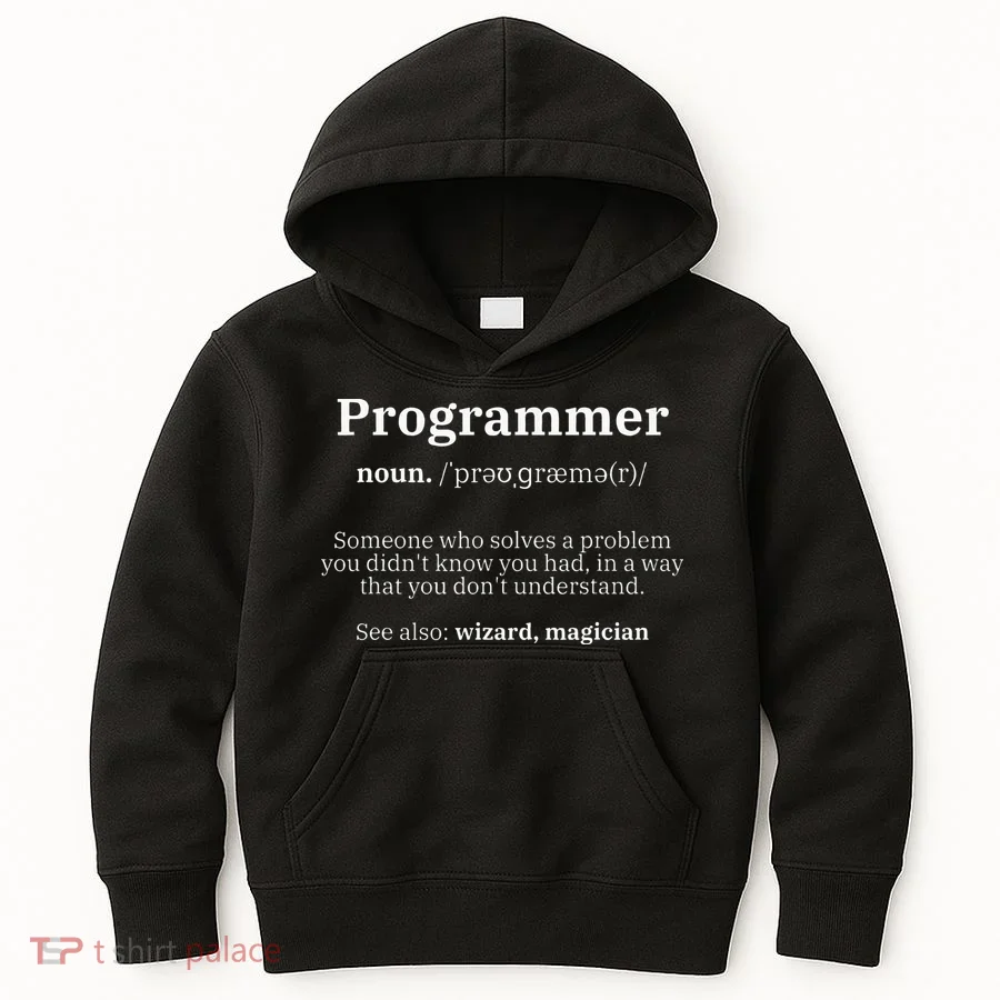 Definition Programmer Meaning Computer Science & Coding Kids Hoodie