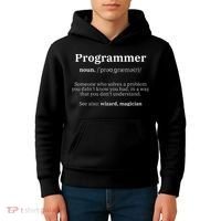 Definition Programmer Meaning Computer Science & Coding Kids Hoodie thumb 4