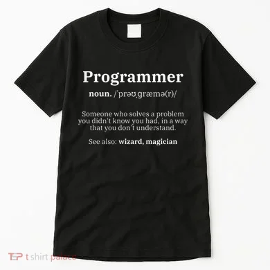 Definition Programmer Meaning Computer Science & Coding Tall T-Shirt
