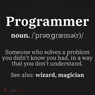 Definition Programmer Meaning Computer Science & Coding 16 in Basic Backpack