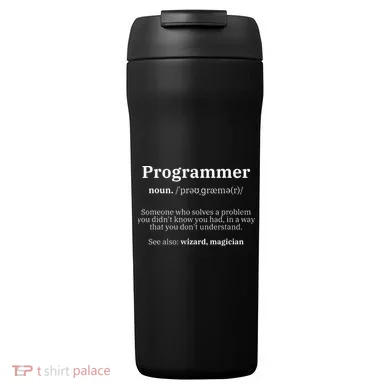 Definition Programmer Meaning Computer Science & Coding 24oz Duet Stainless Steel Tumbler