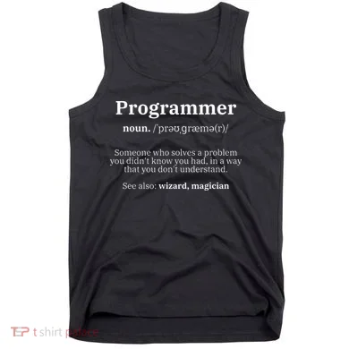Definition Programmer Meaning Computer Science & Coding Tank Top